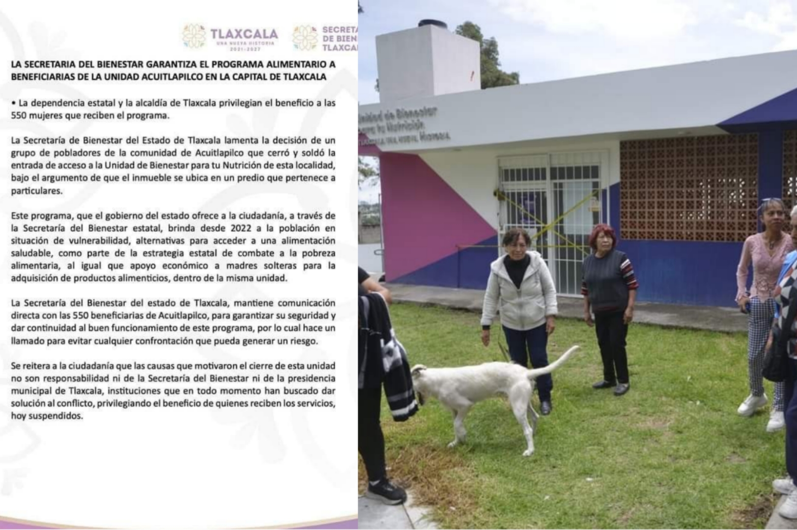 Un conflicto más se suma en Acuitlapilco, pobladores cierran Unidad de Bienestar