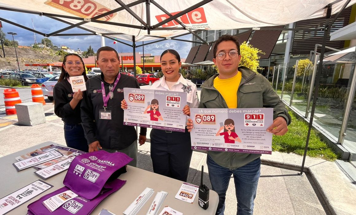 Apetatitlán promueve campaña de concientización sobre líneas de emergencia