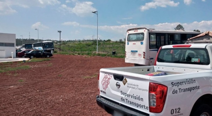 Operadores del transporte público pierden licencia tras no aprobar antidoping en Puebla 