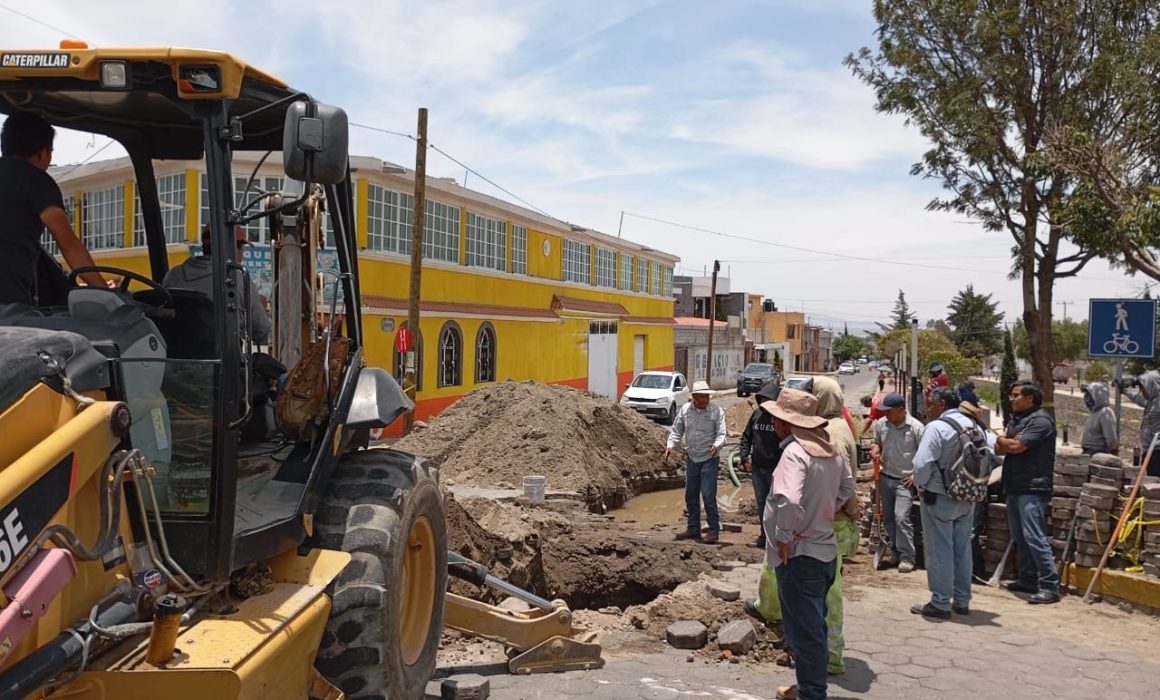 Informa Campamh avería en líneas con más de 59 años de antigüedad