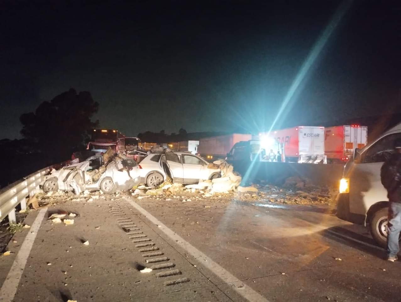 Accidente en la autopista México – Puebla; 3 personas perdieron la vida 