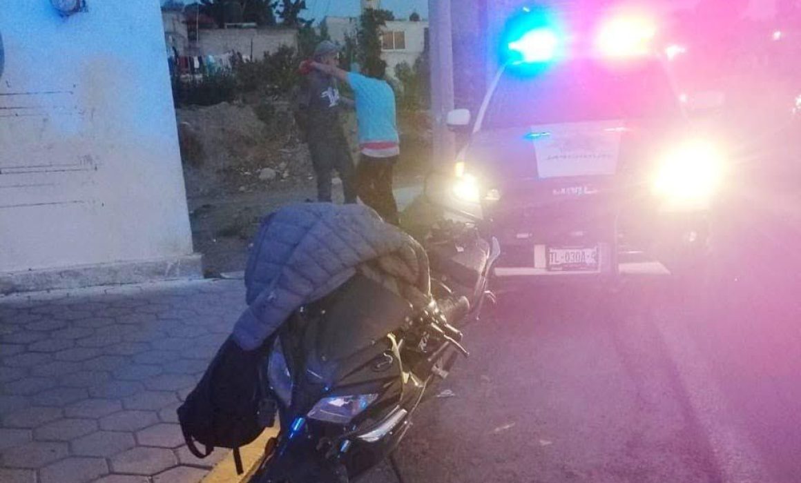 Atiende policía municipal de Huamantla, hecho de tránsito en Zaragoza