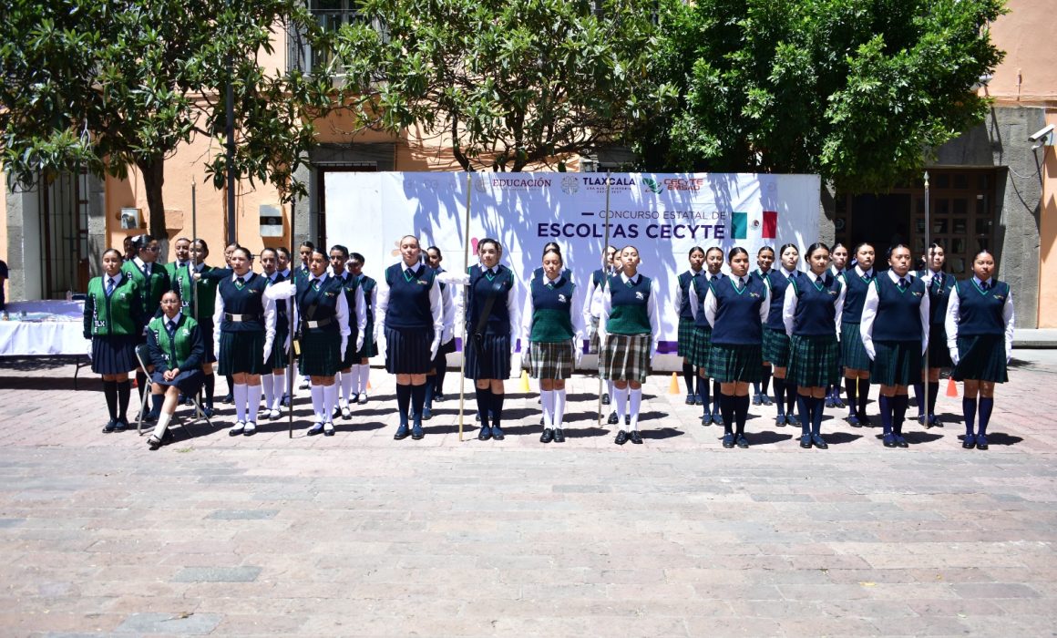 Celebra Cecyte concurso estatal de escoltas 2024