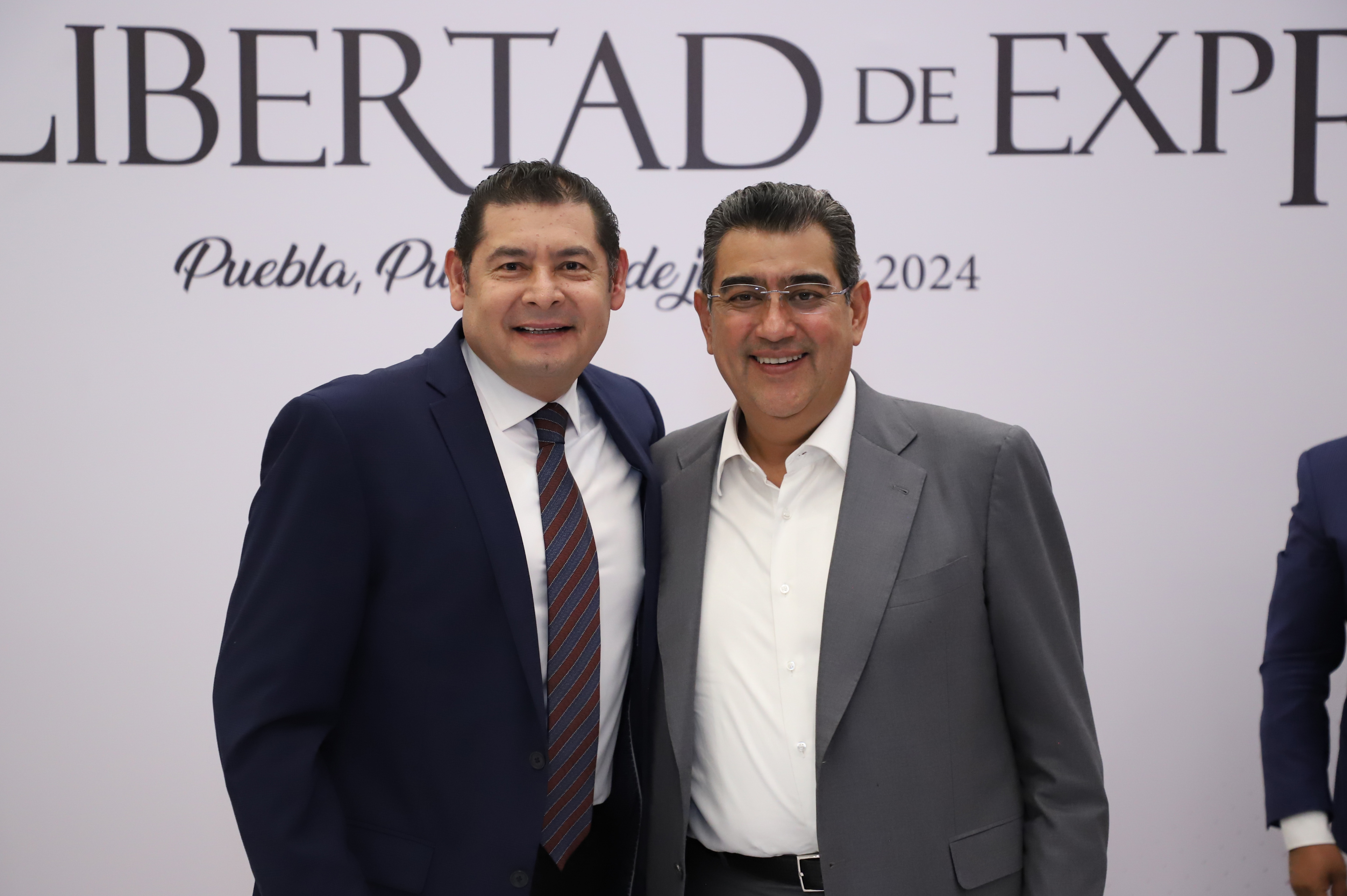 Sergio Salomón y Alejandro Armenta
