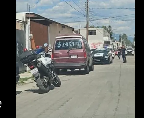 En Panotla recuperan camioneta robada en inmediaciones del ex convento de San Francisco de la capital
