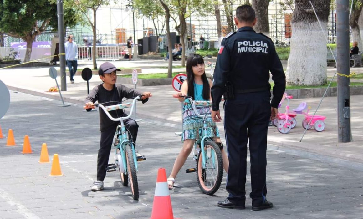 Área lúdica y vial, atractivo en fines de semana en Tlaxcala capital