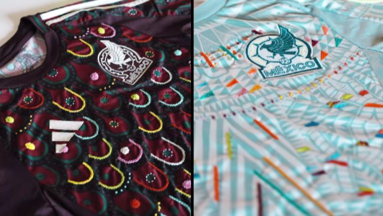 Artesanas de Puebla bordan playera de la selección mexicana 