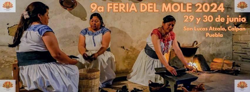 Novena edición de la Feria del Mole en San Lucas Atzala