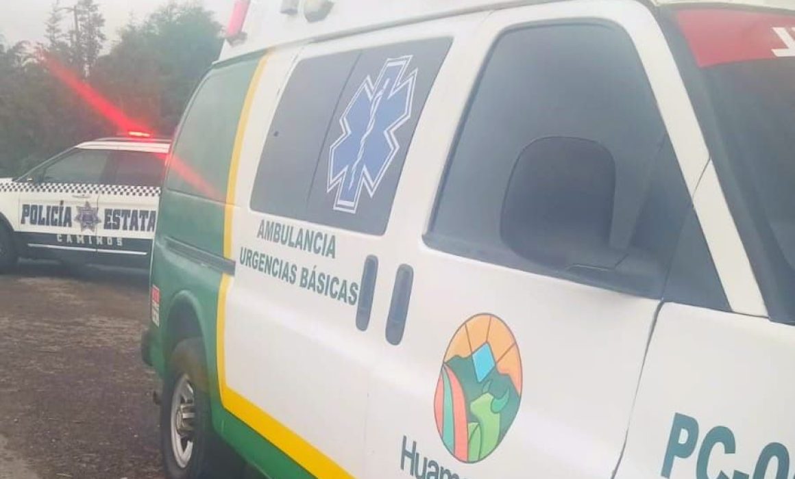 Atiende PC de Huamantla incidente de tránsito donde hubo 3 lesionados