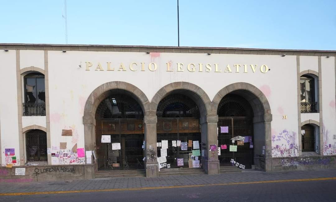 Inicia cuantificación de daños en Congreso de Tlaxcala tras 8M