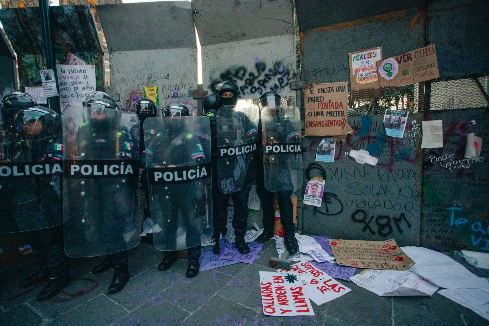  Dirigente Estatal del PAN aprueba actuación del alcalde ante manifestaciones del Día Internacional de la Mujer