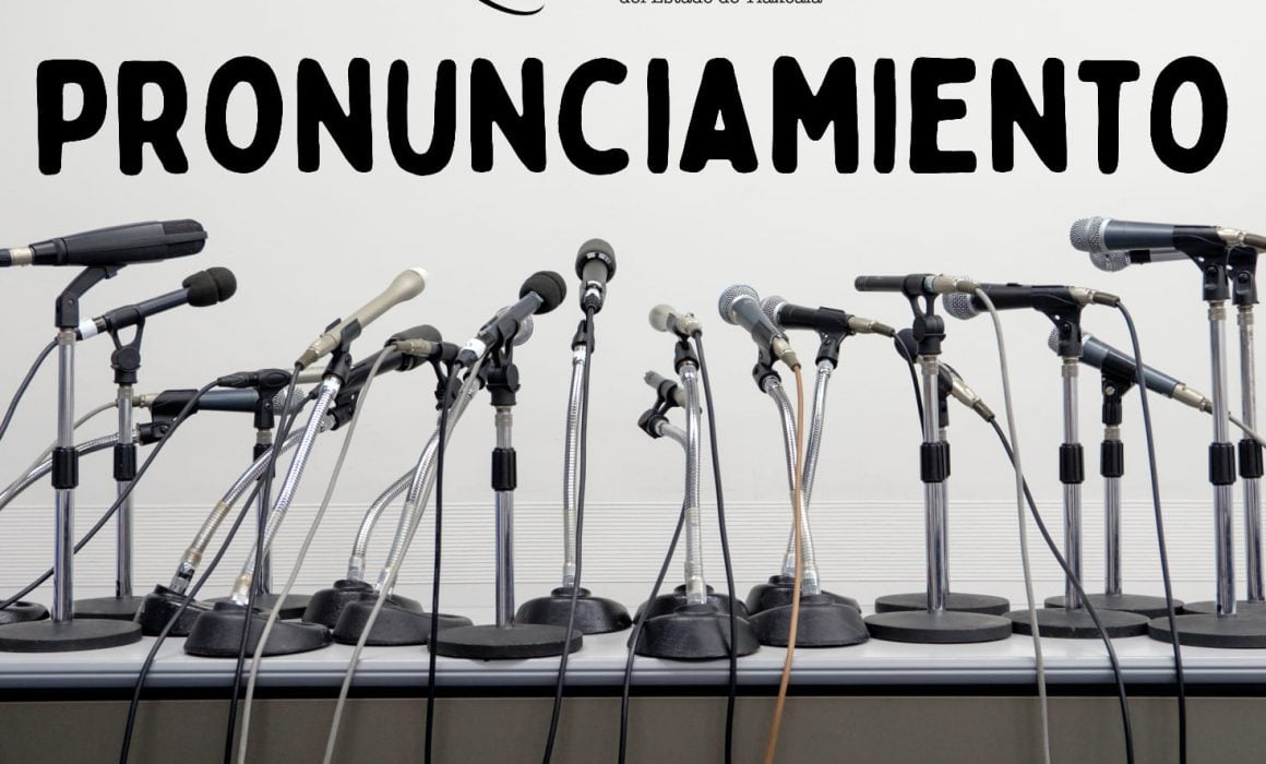 Pronunciamiento UPET ante agresión a periodistas en marcha 8M