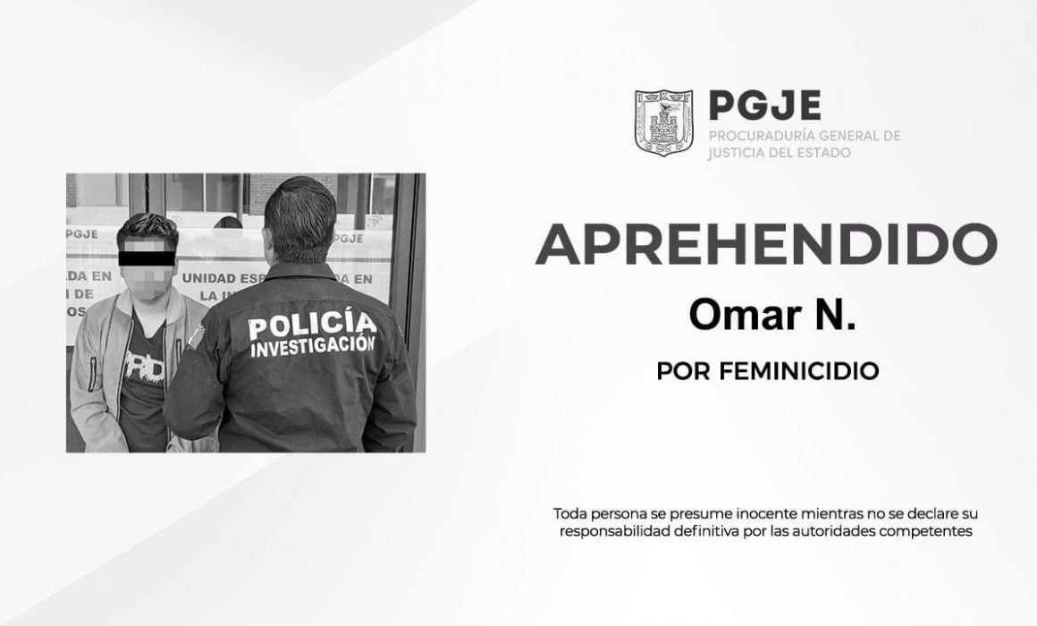 Aprehenden a Omar N. por feminicidio de su pareja en Ixtulco, Tlaxcala