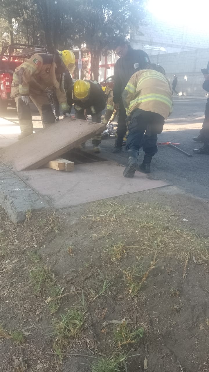Indigente Rescatado de Drenaje en Tlaxcala