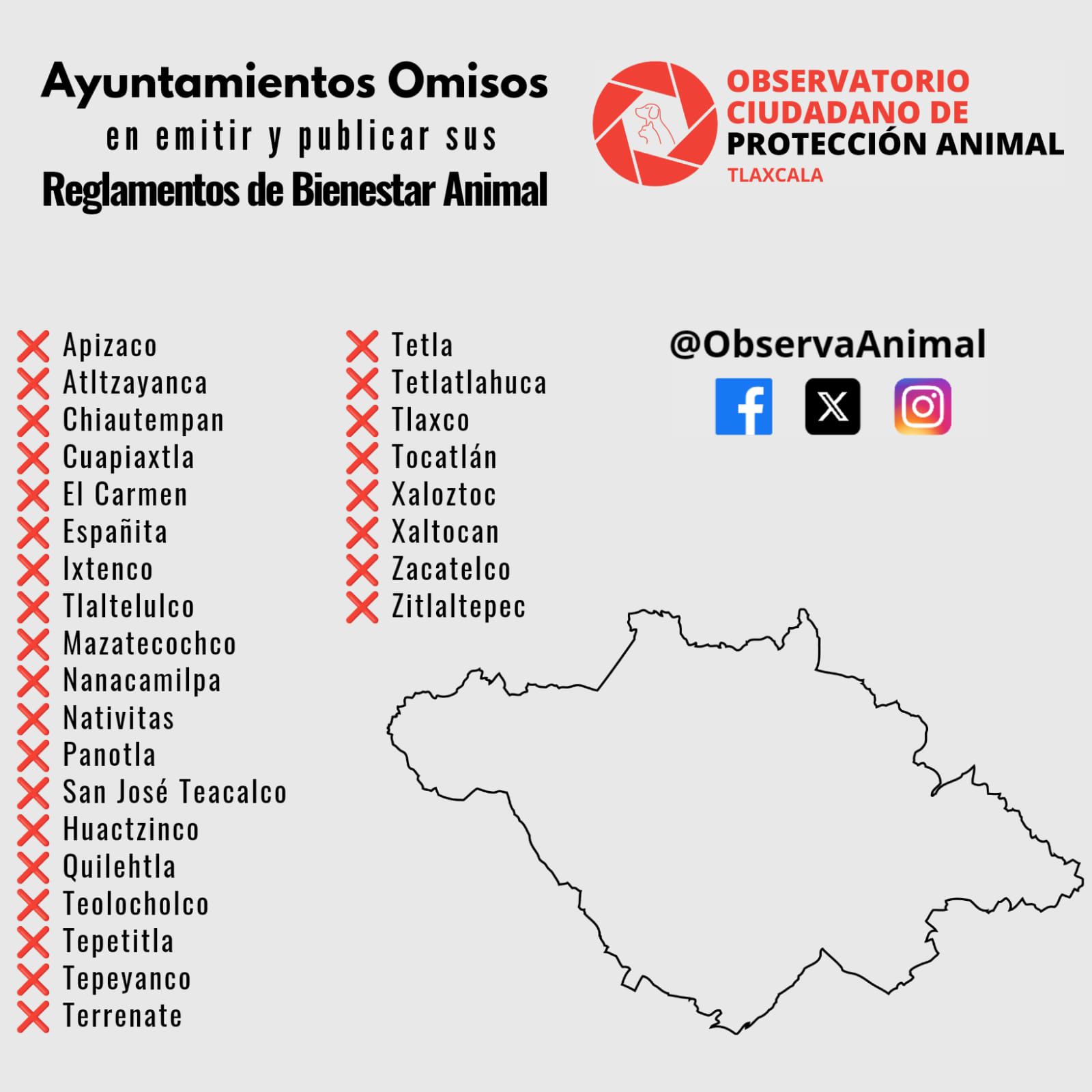 El Observatorio Ciudadano de Protección Animal (OCPA) pide celeridad al Congreso la Aprobación Rápida del Exhorto a los Ayuntamientos