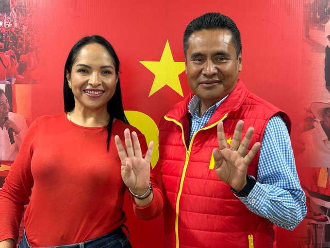 Coordinadora estatal del PT felicita designación de Armando Aguirre como aspirante a la alcaldía de Coronango