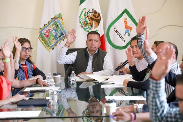 Cabildo de San Andrés Cholula efectúa Sesión Extraordinaria 