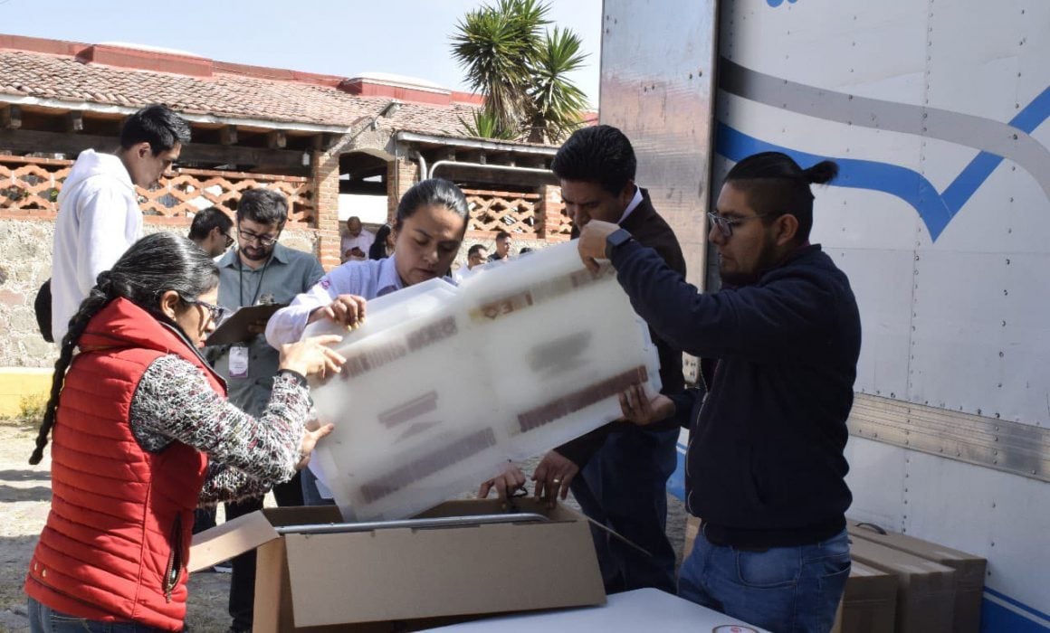 Recibe ITE material electoral 