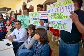 Piden sindicalizados de Tlaxcala respeto a integración de comité seccional