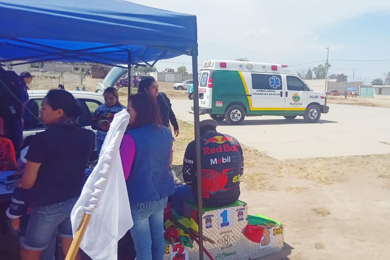 Supervisó PC de Huamantla Rally-To Club en la feria de San José Xicohténcatl