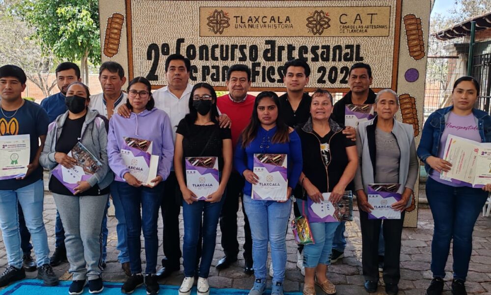 Lidera San Juan Huactzinco premios del Concurso Artesanal de Pan de Fiesta