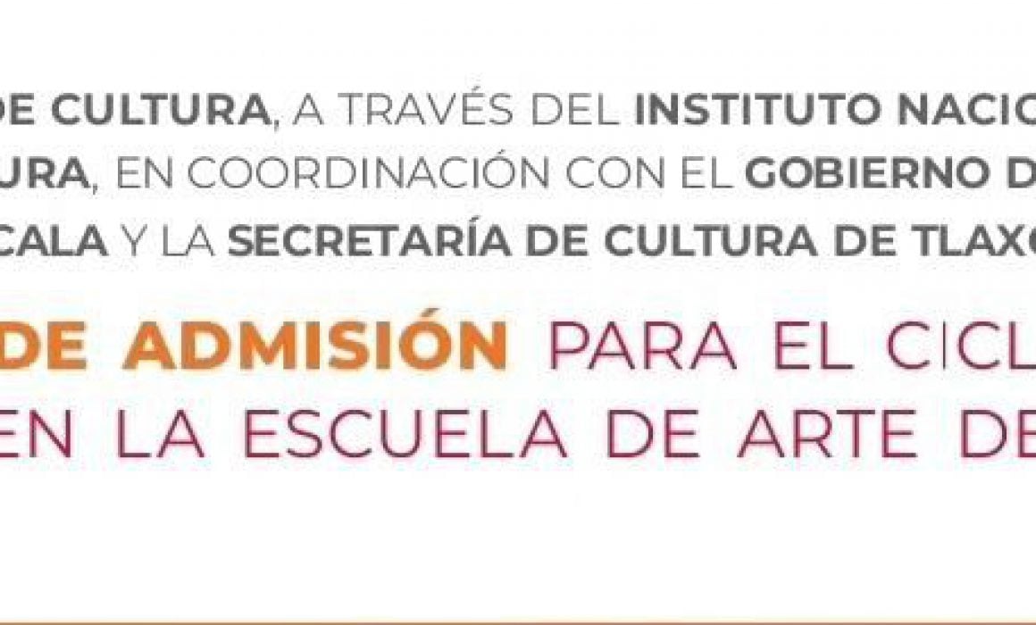 Apertura SC convocatoria para nuevas licenciaturas artísticas en Tlaxcala