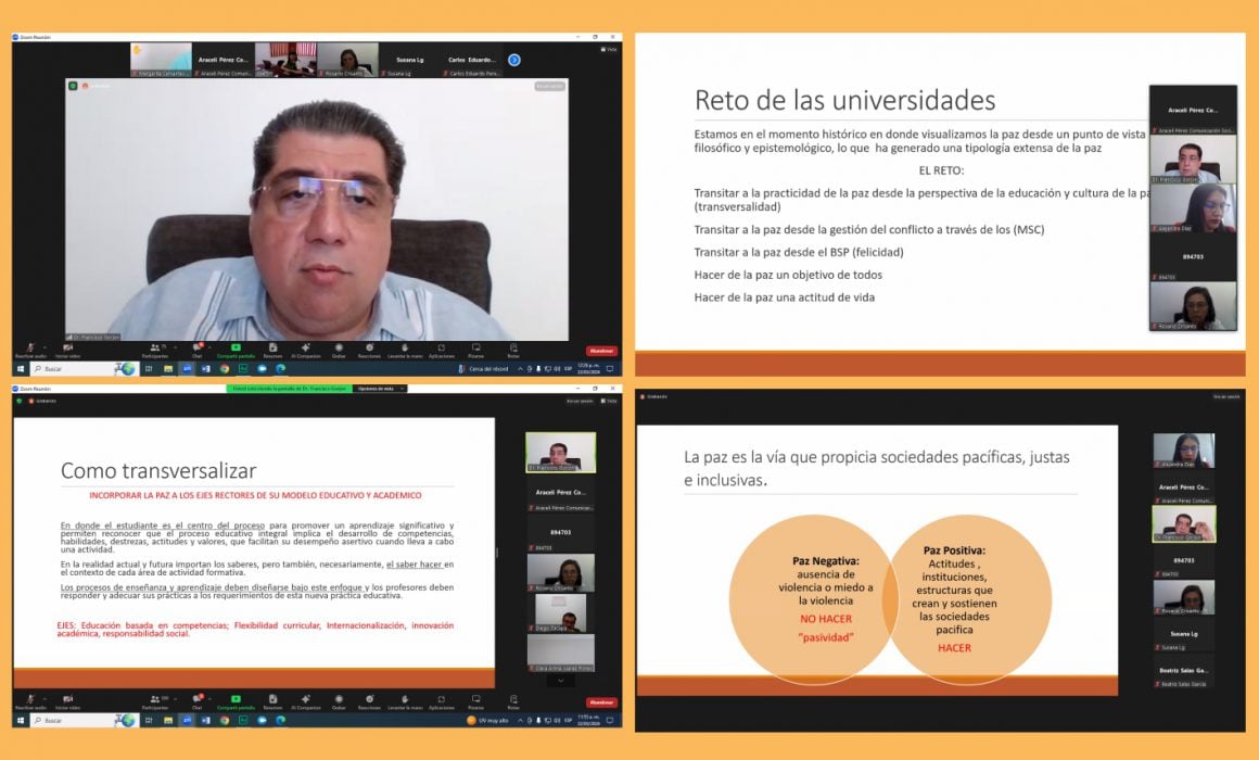 Hablaron en la UATX sobre la Cultura de Paz en las universidades