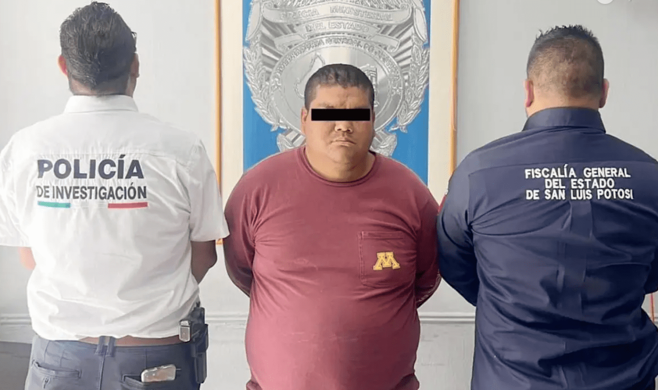 Detienen a 'Mala Cara', hombre que golpeó a menor de 4 años en SLP 