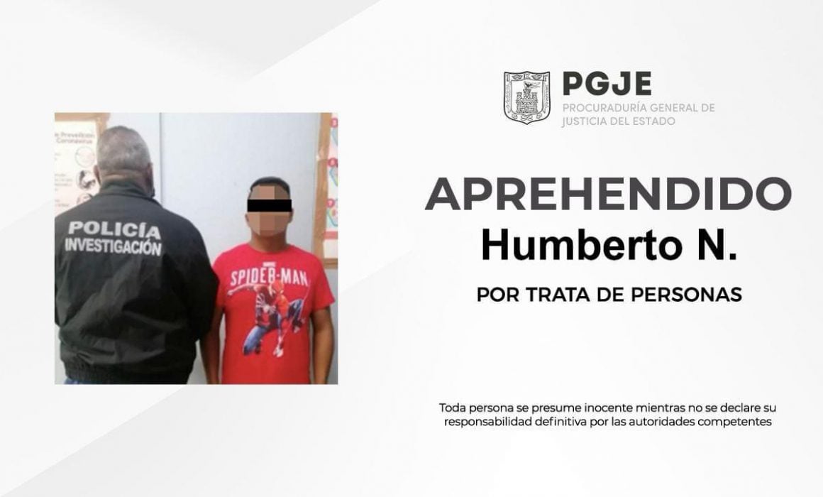 Capturado en Tlaxcala por el delito de trata de personas