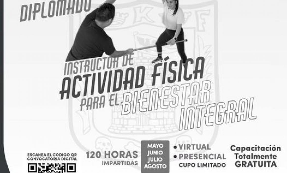 Lanzan convocatoria para diplomado Instructor de actividad física