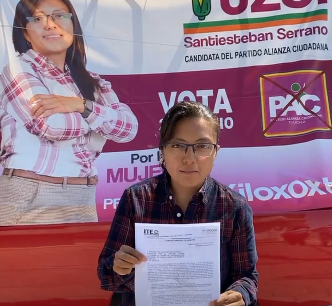 Ordena ITE activación del Protocolo de Actuación para protección de candidata de Xiloxoxtla