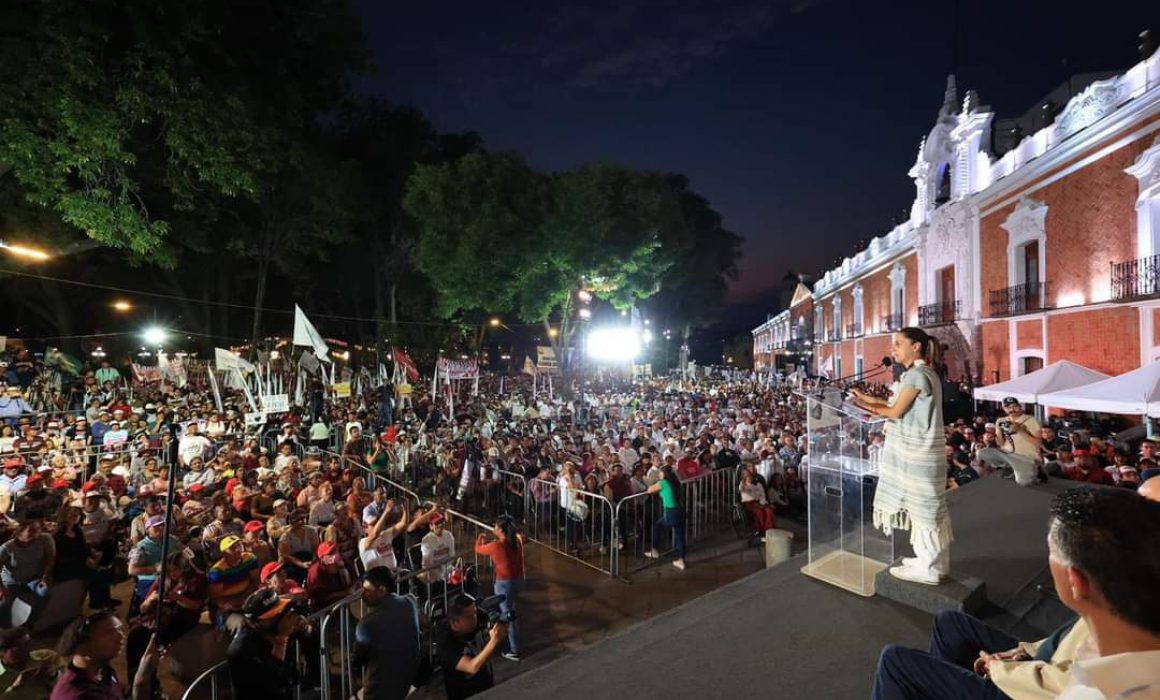 Miles de tlaxcaltecas refrendan su respaldo a Claudia Sheinbaum
