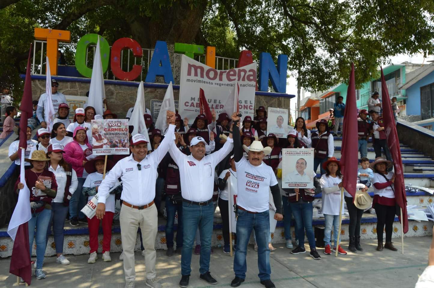 Tocatlán tendrá un presidente municipal que dará paso a la transformación: Miguel Ángel Caballero Yonca