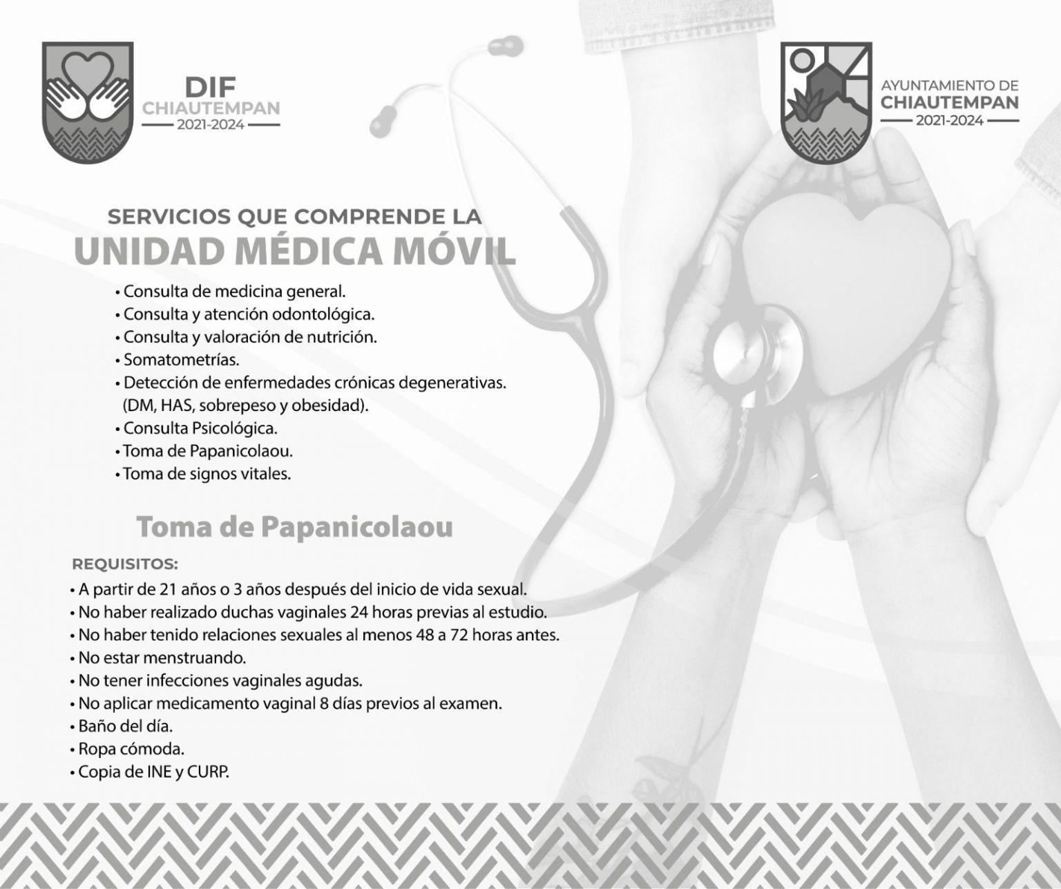 SMDIF de Chiautempan invita a la jornada de salud en Xochiteotla