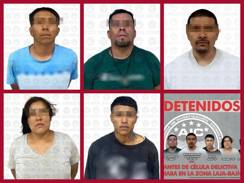 Detienen a 7 presuntos homicidas de la candidata de Morena a la alcaldía de Celaya 