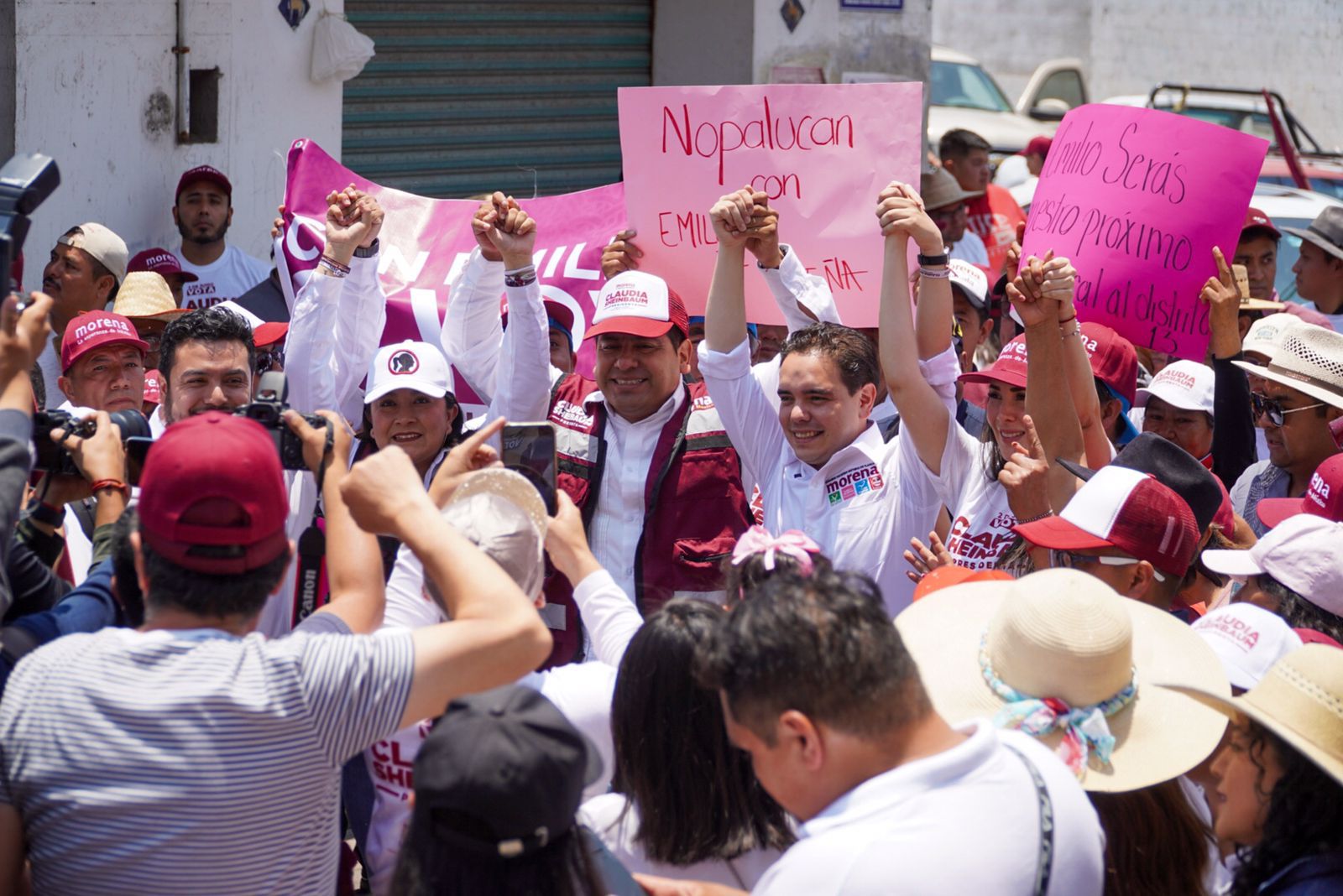 Arranca Campaña Emilio de la Peña Ante Multitud en el Distrito XIII