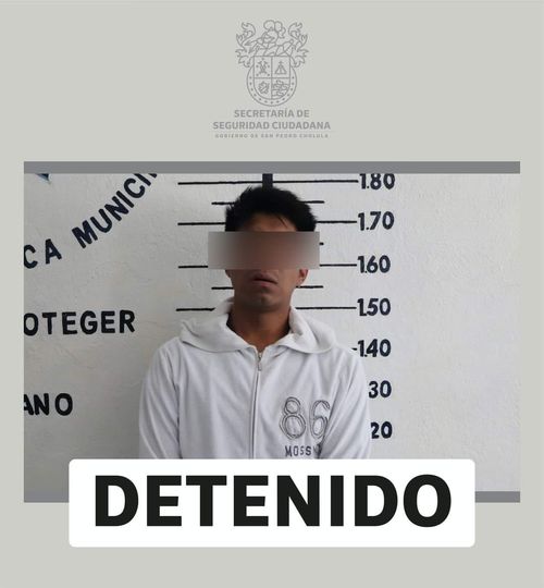 Aseguran a presunto ladrón de bicicleta en Cholula