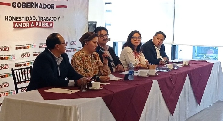 Afirma Morena que COPARMEX pretendía beneficiar a Eduardo Rivera al organizar un debate entre candidatos 