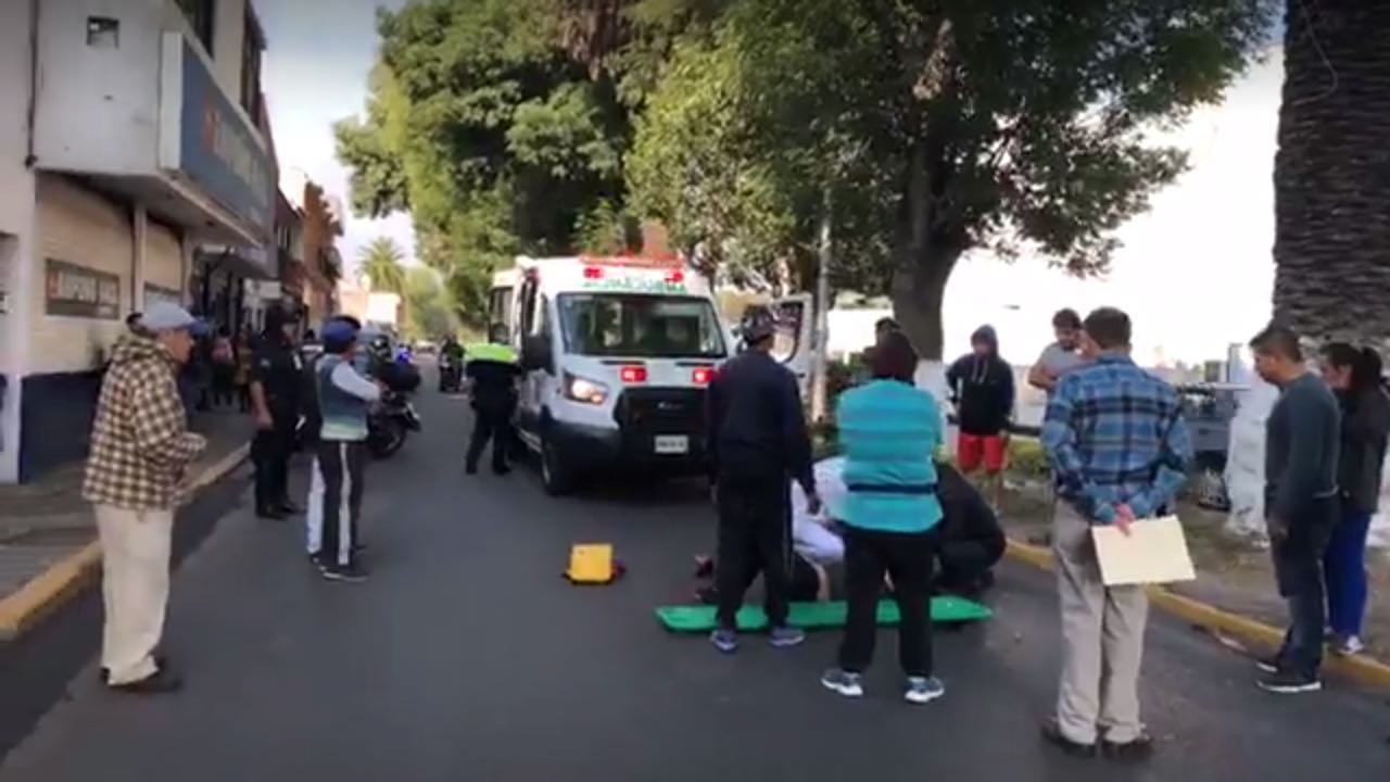 Atropellan a ciclista en la Calle del Vecino de Tlaxcala capital