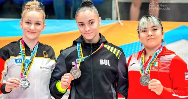 Alexa Moreno gana bronce en salto de caballo en Copa Mundial de Gimnasia Artística