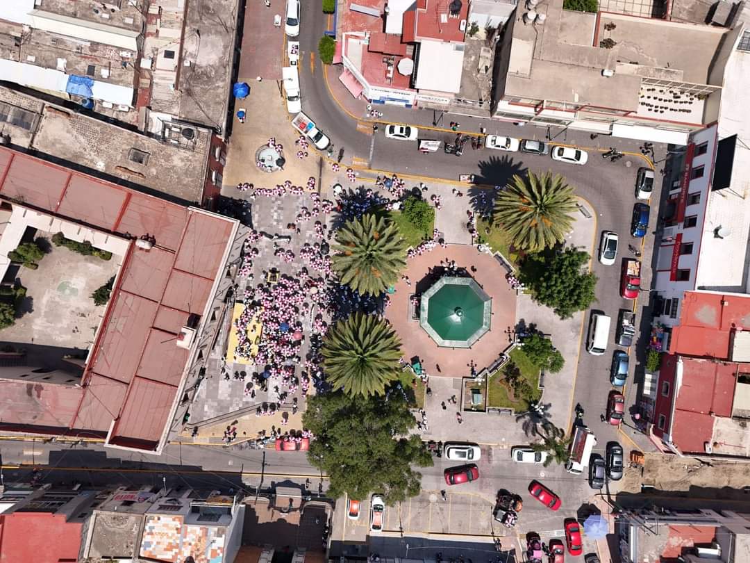 Captan acarreados en cierre de campaña de Blanca Angulo en Chiautempan
