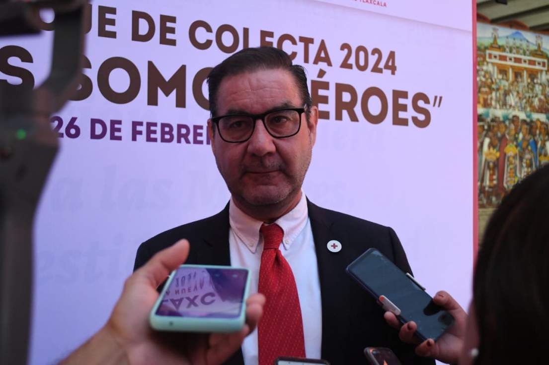 Espera Cruz Roja de Tlaxcala meta de 3 mdp en colecta 2024: delegado