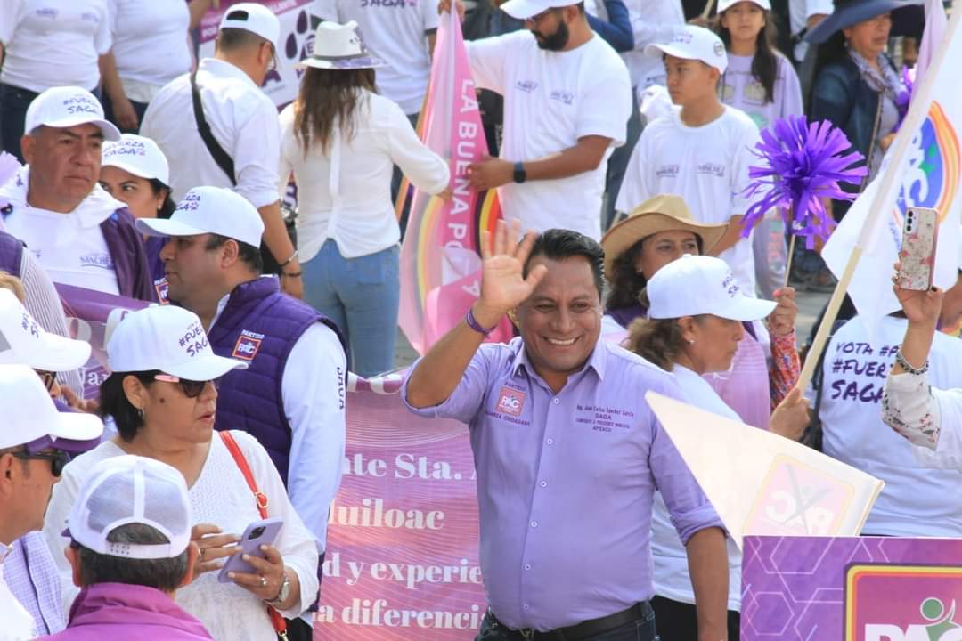 Propone SAGA recuperar la "ciudad modelo" durante cierre de campaña