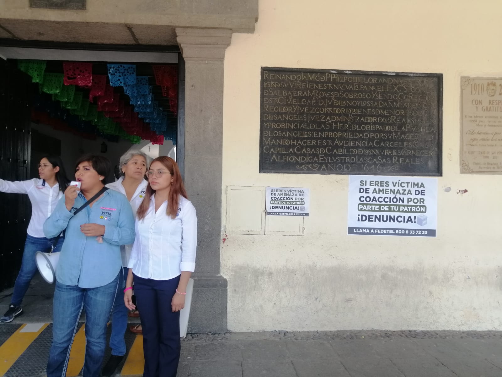 Roxana Luna llama a los trabajadores del ayuntamiento a no dejarse intimidar de cara a las elecciones