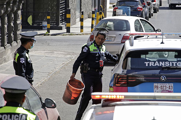 Se intensifican operativos contra apartado de lugares en Puebla