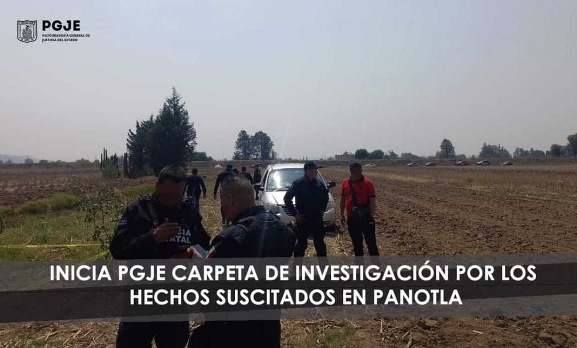 Inicia PGJE carpeta de investigación por los hechos suscitados en Panotla