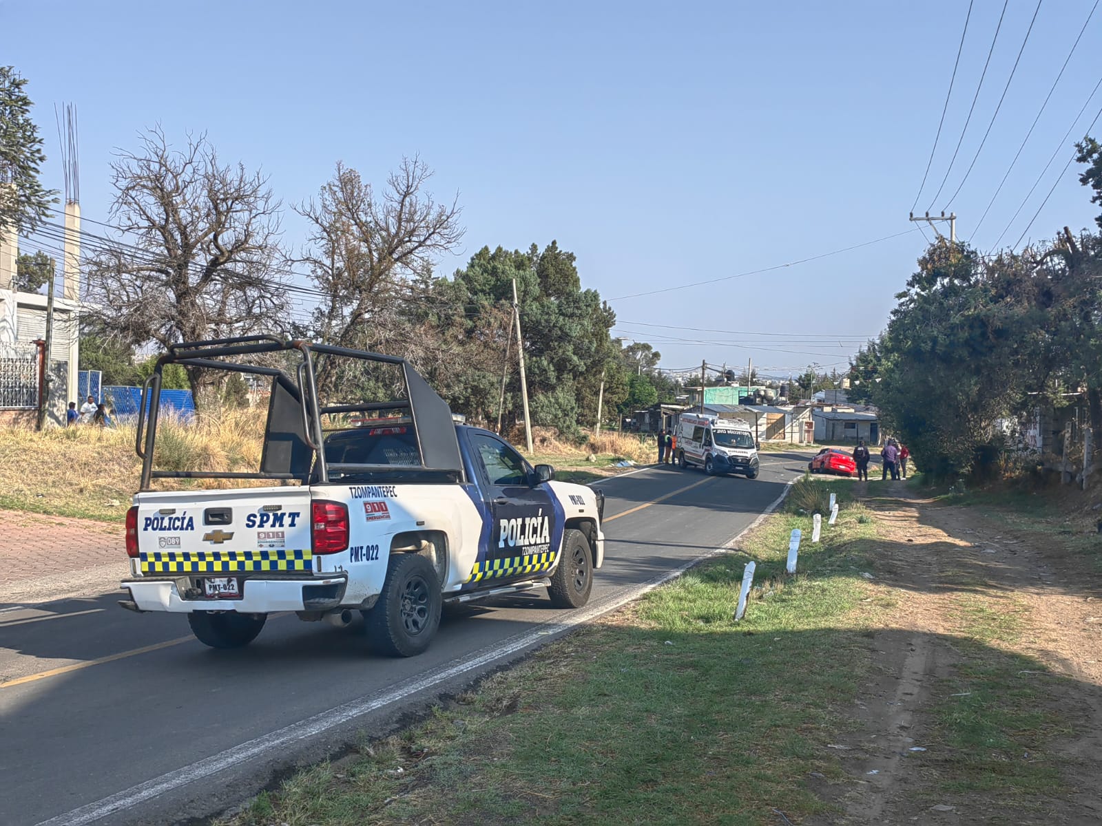 Accidente automovilístico en Tzompantepec cobra la vida de un hombre