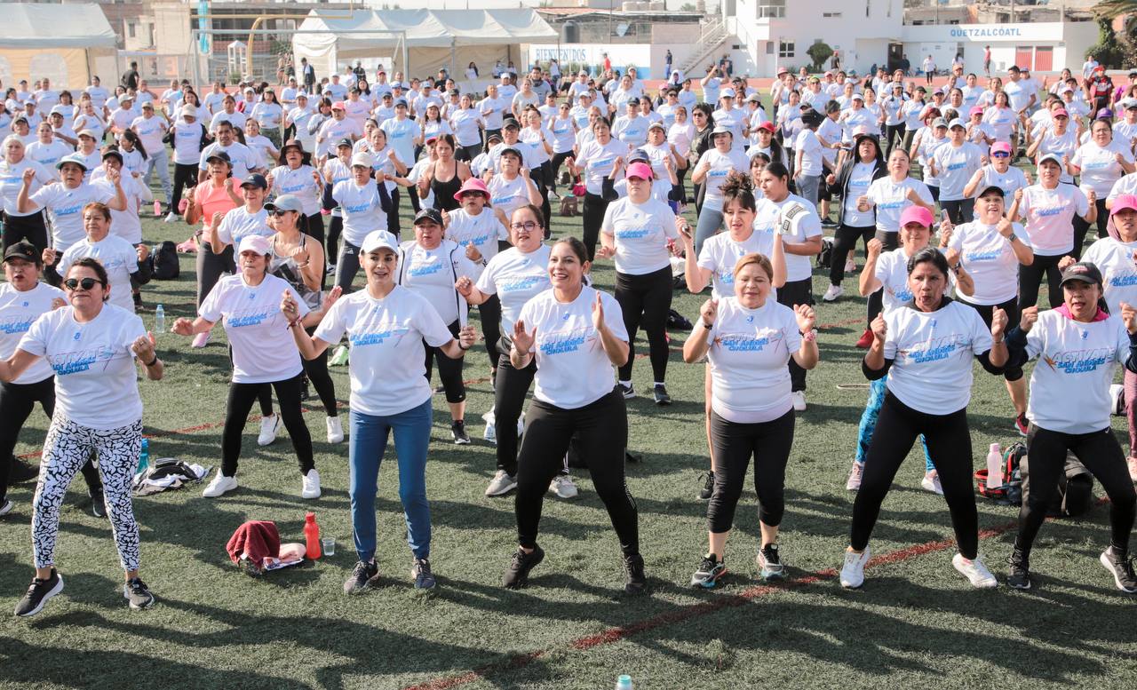 Lupita Cuautle impulsa la salud y cohesión social durante el evento “activate San Andrés Cholula” organizado por JJ Sport