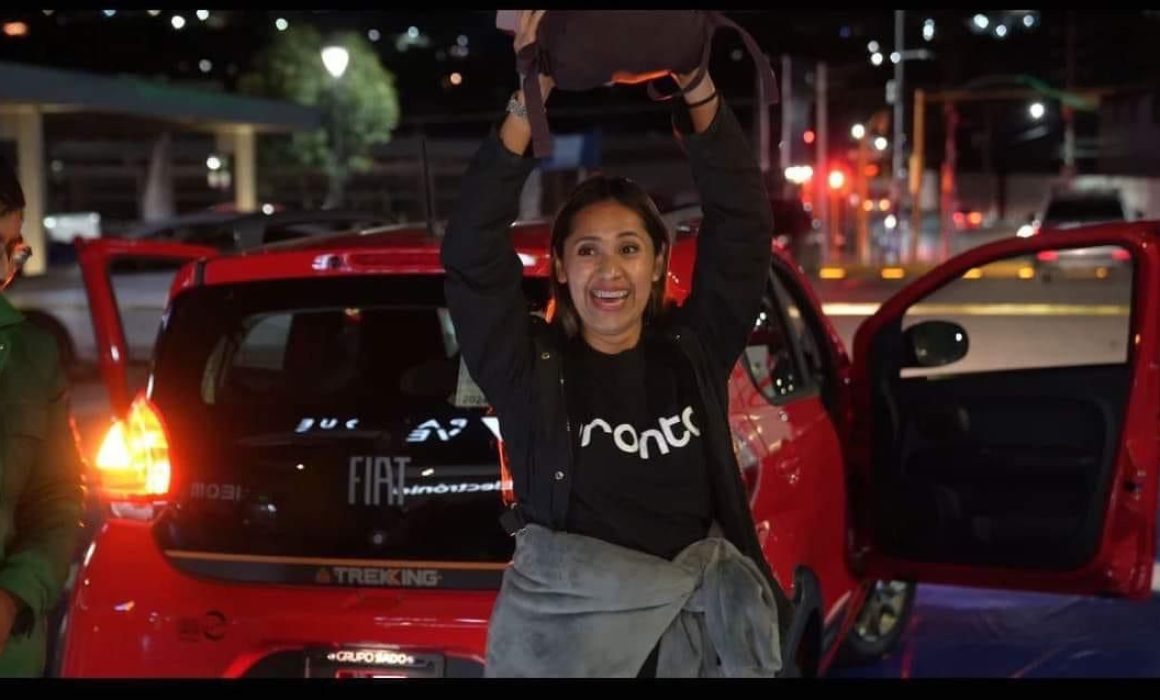 Michelle gana el concurso de resistencia de Pronto y se lleva un Fiat Mobi