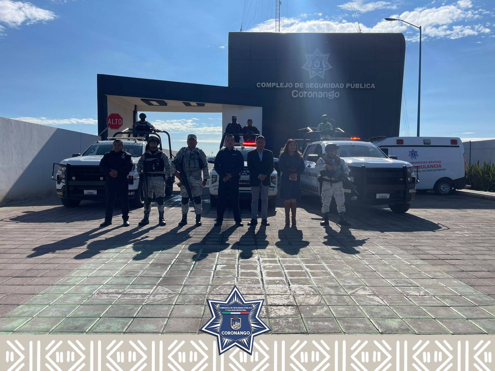 Refuerzan seguridad en Coronango con apoyo de la Guardia Nacional